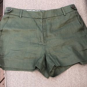 J crew linen shorts